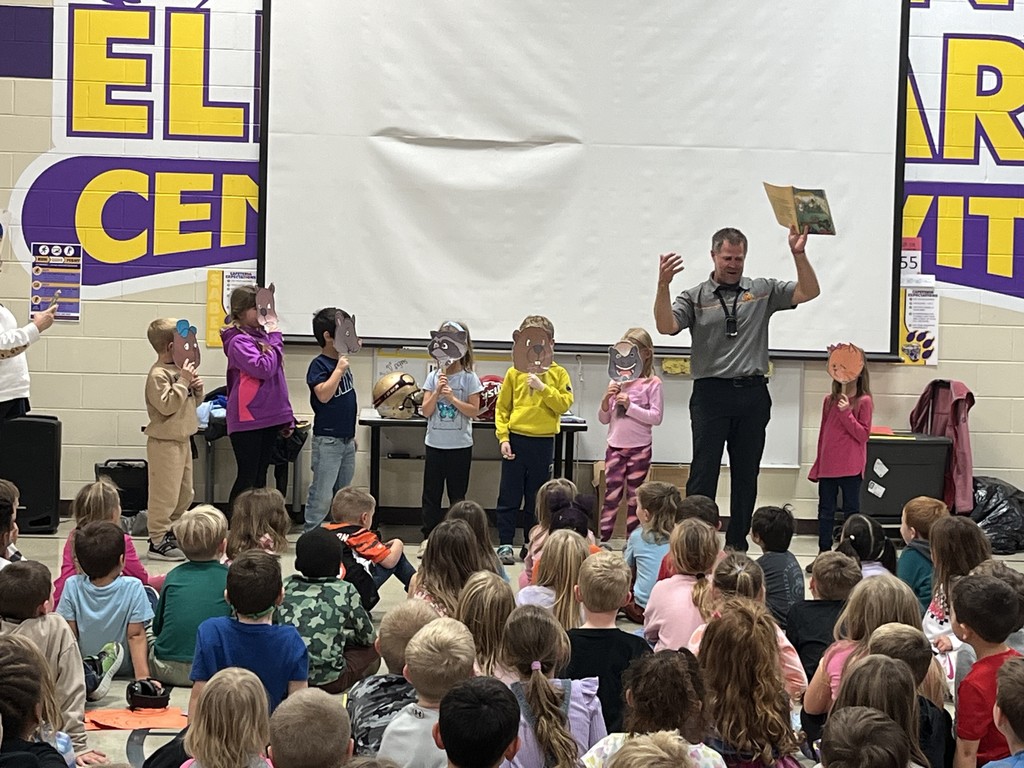 Students acting out Coach Sloth's book Hank the Bully