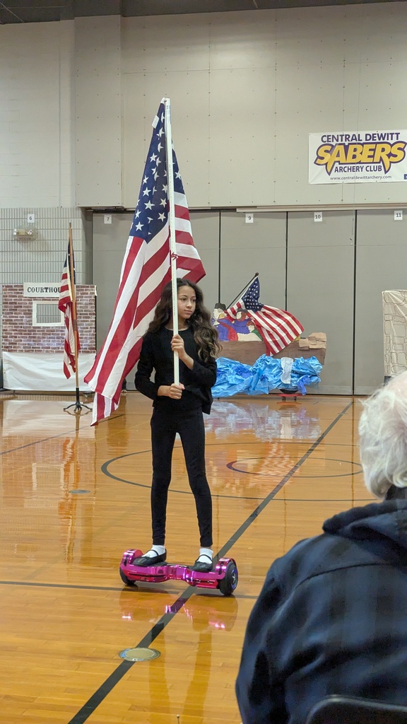CDIS students performing at Veterans Day assembly