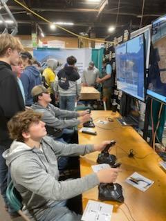 CDHS students exploring careers at the Trade Expo