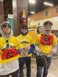 CDHS students exploring careers at the Trade Expo