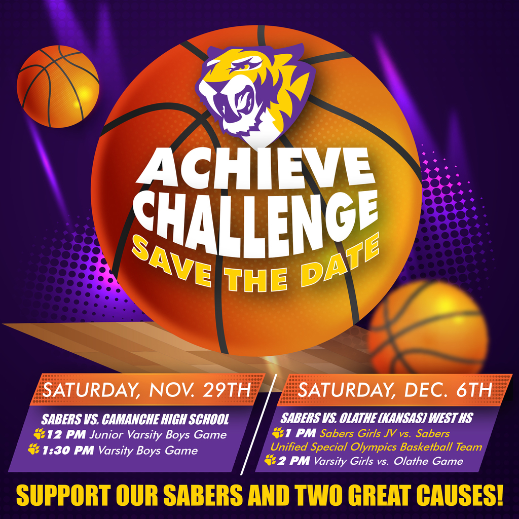 Basketballs and information about event