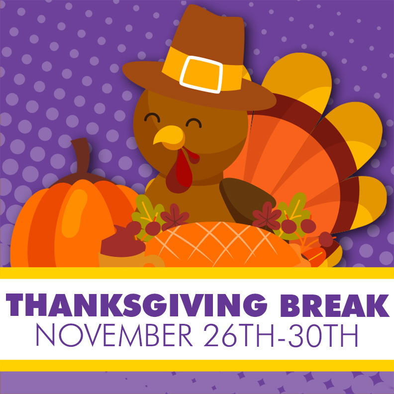 Turkey, a pumpkin and pie