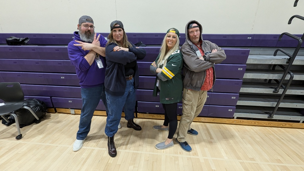 Mr. LaPage, Mrs. Jory, Ms. Sullivan and Mr. Heiting in the Lip Sync Battle