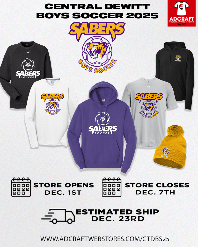 Saber Soccer Online Store Apparel