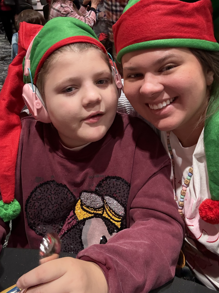 Sabers having fun at Happy Joe's Holiday Party