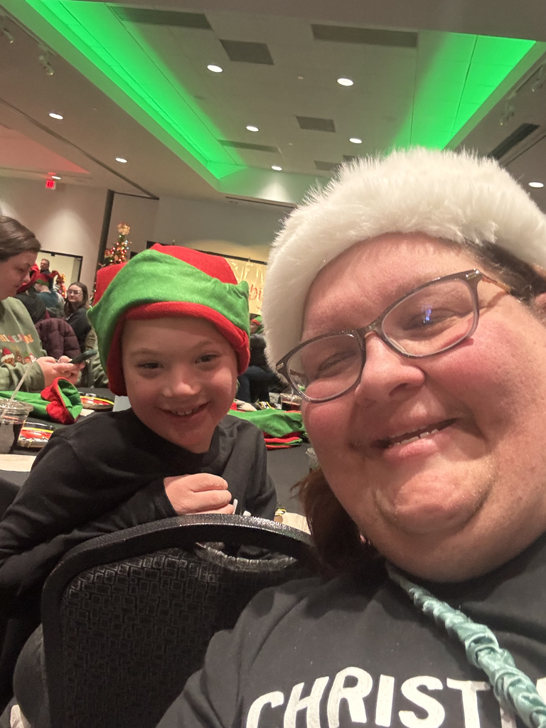 Sabers having fun at Happy Joe's Holiday Party