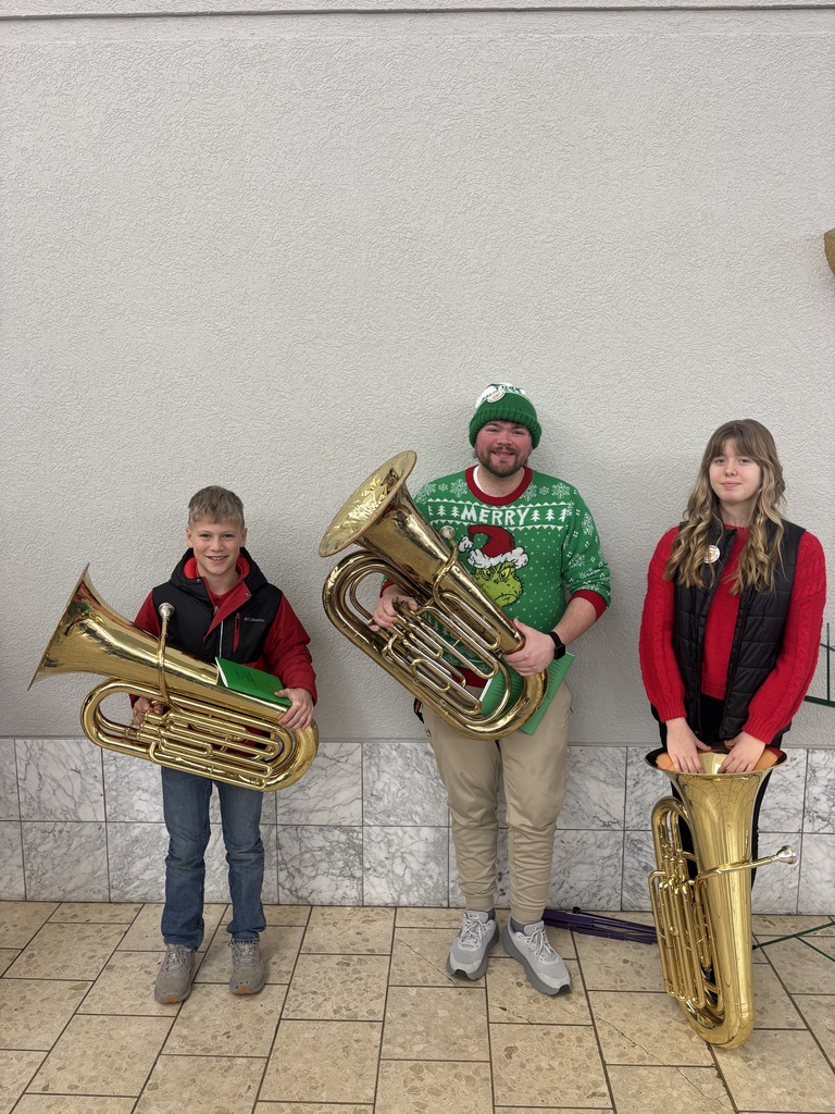 Jonathan Stroud, Mr. Knowles and Ryleigh Venden at TubaChristmas