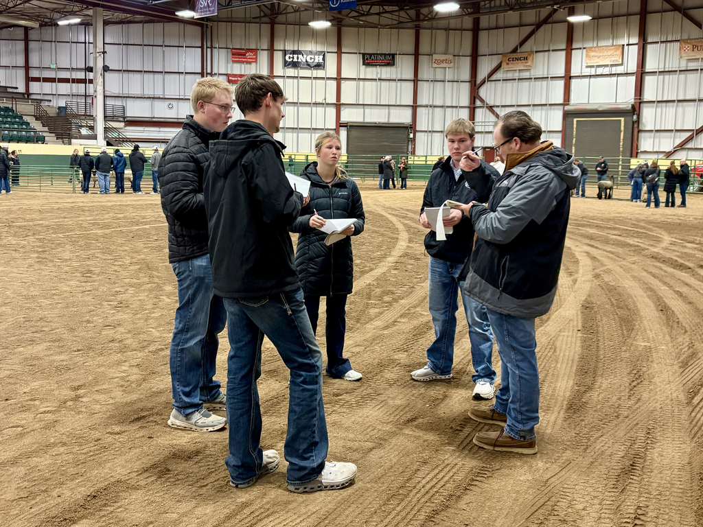 FFA students competing at National Western Stock Show