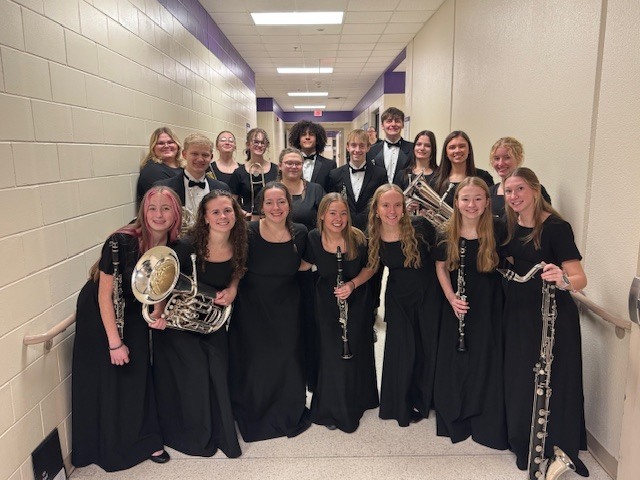 Front Row - Niya Miller, Melanie Miller, Sophie House, Adelynne Meyer, Audrey Wilke, Katherine Cloos, Marie Klostermann. Middle Row - Luke Pawlowski, Tori Brassard, Adam Wilke, Gabbie Ciriac, Emily Sutton, Anna Prosise. Back Row - Onyx Kildow, Ashlie Oronzio, Gracie Garrow, Alexander Brown, Aiden Costas