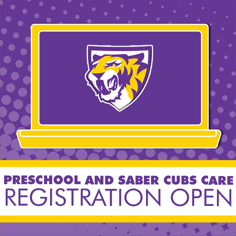 laptop with Saber logo 