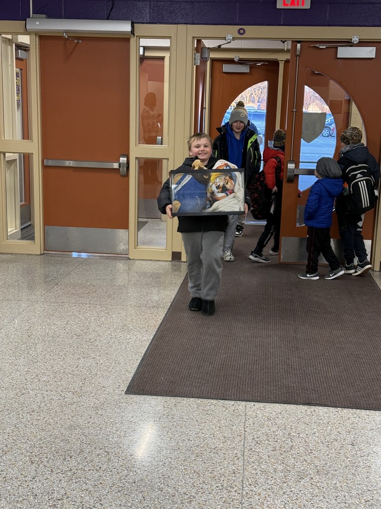 Student using a fish aquarium as a backpack