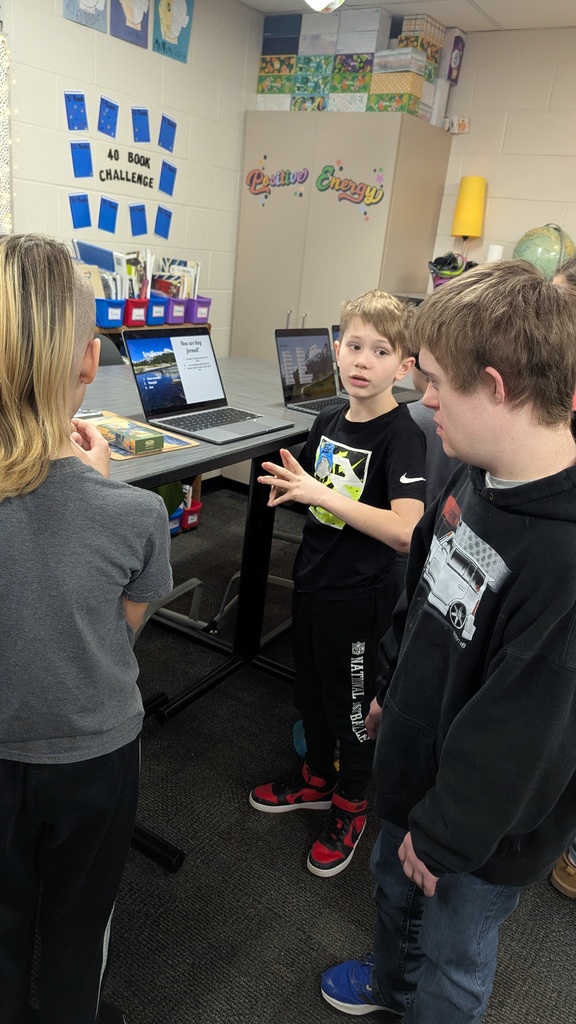 4th graders presenting their National Park projects