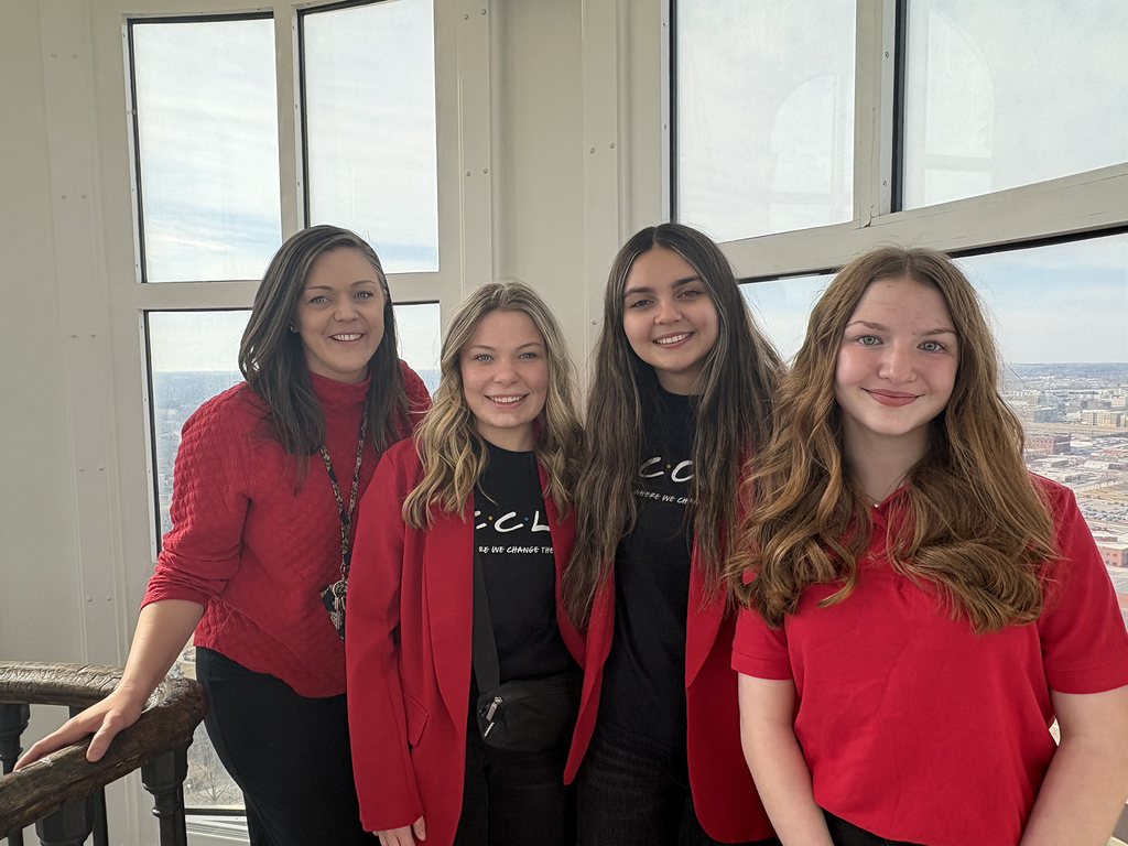 Mrs. Barnes and FCCLA students