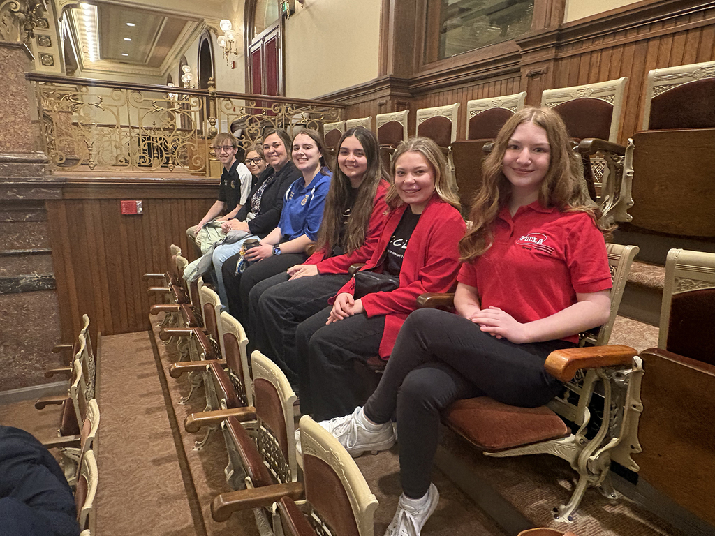 FFA and FCCLA students at Capitol