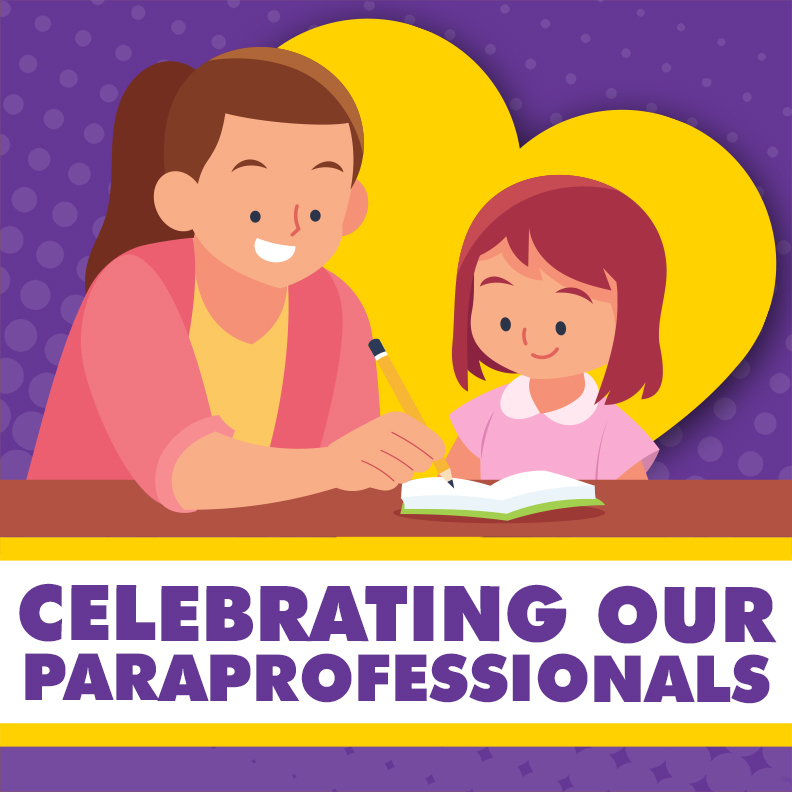 Paraprofessional helping student with schoolwork