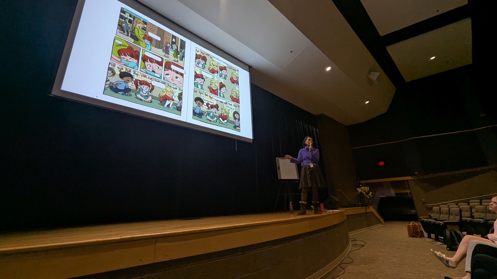 LeUyen Pham discussing how to show emotion through drawings