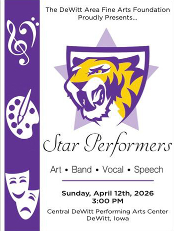 Star Performers Recital poster