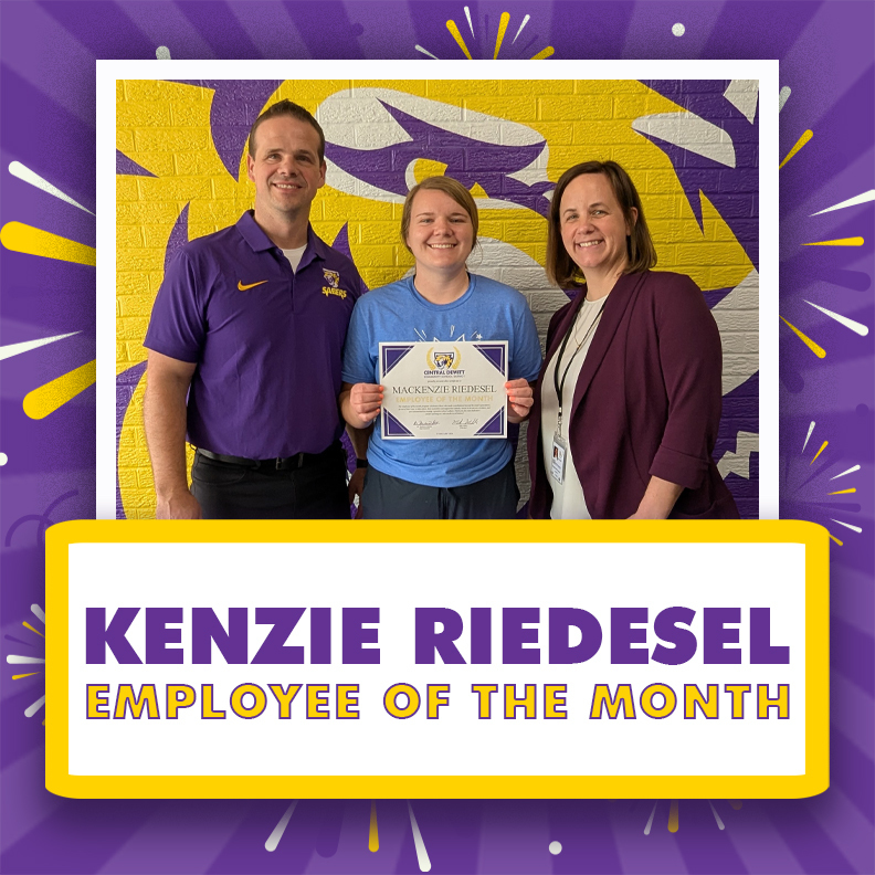 Mike Miller, Kenzie Riedesel, Dr. Stephanie Mishler