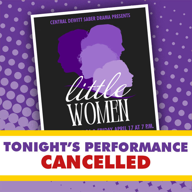 Little Women post - Tonight's Performance Cancelled