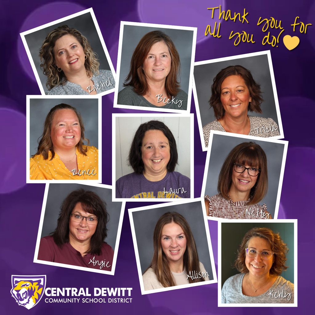 A special thank you to Angie Herington, Allison Swanson, Tricia Crank, Renee Meier, Rachel Grager, Becky Green, and Laura Meyer, along with our business office team members HR/Payroll Specialist Kehly Kennedy Ivory and Netty Schneider in Accounts Payable/District Support for always going above and beyond!