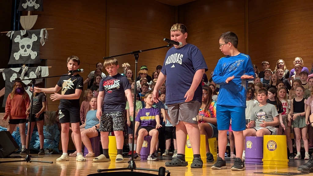 CDIS 4th and 5th graders performing "Pirates"