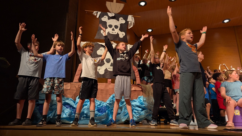 CDIS 4th and 5th graders performing "Pirates"