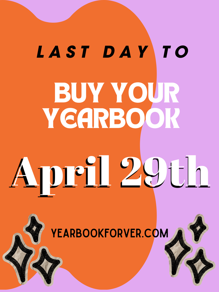 Yearbook sale flyer