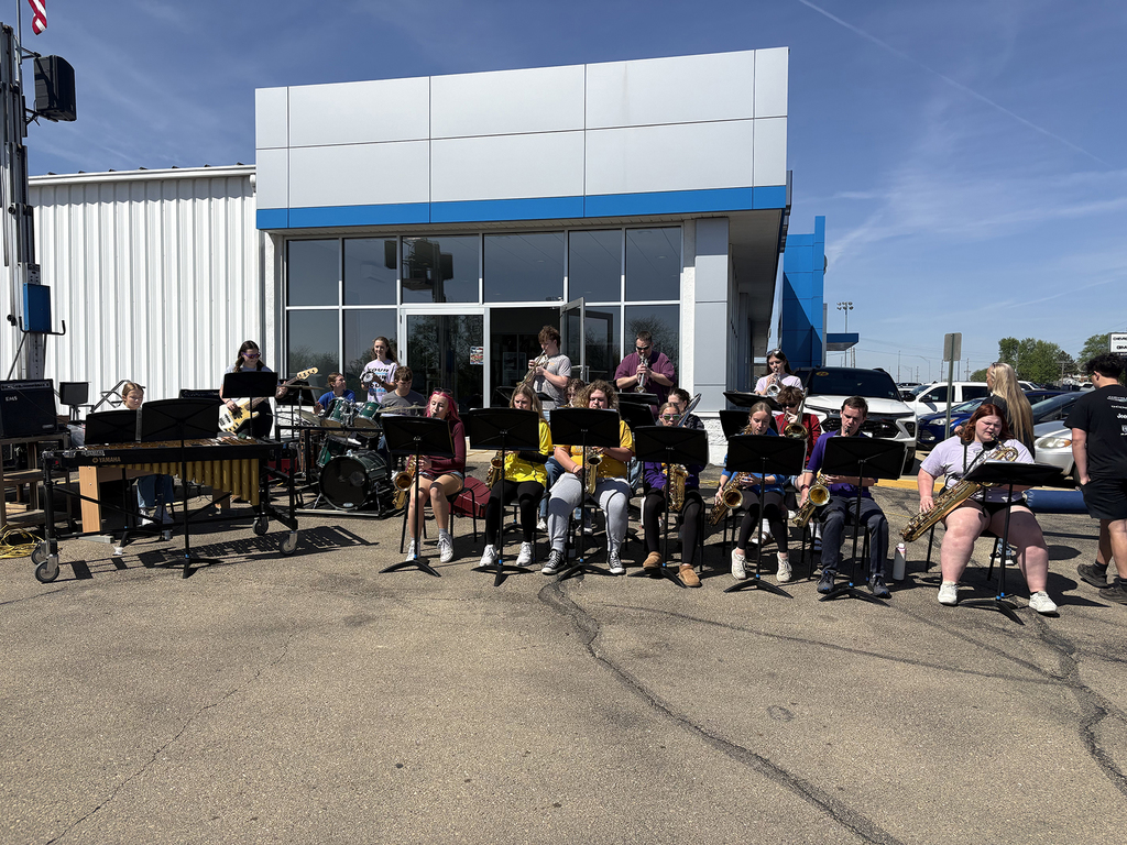 CDHS Jazz One Ensemble performing at Ed Morse Chevrolet GMC DeWitt 