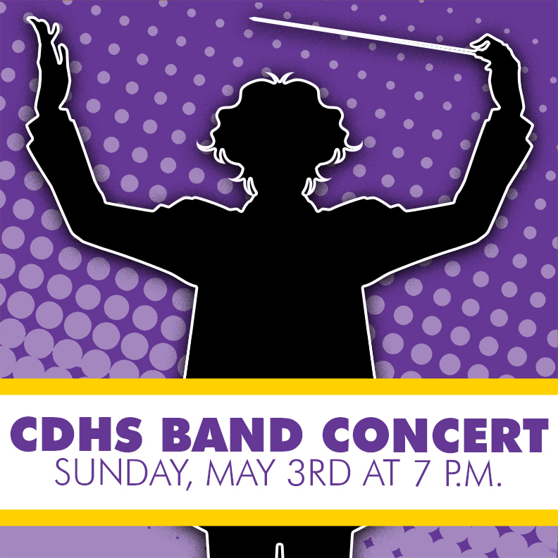 Band conductor silhouette