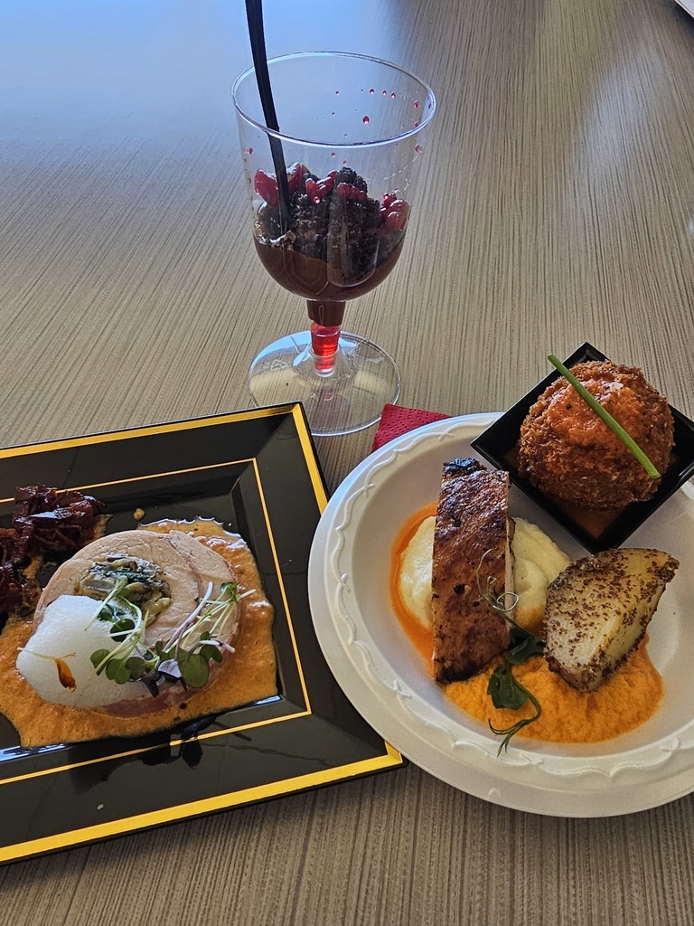 One of the dishes the students worked on at the SCC Culinary Showcase