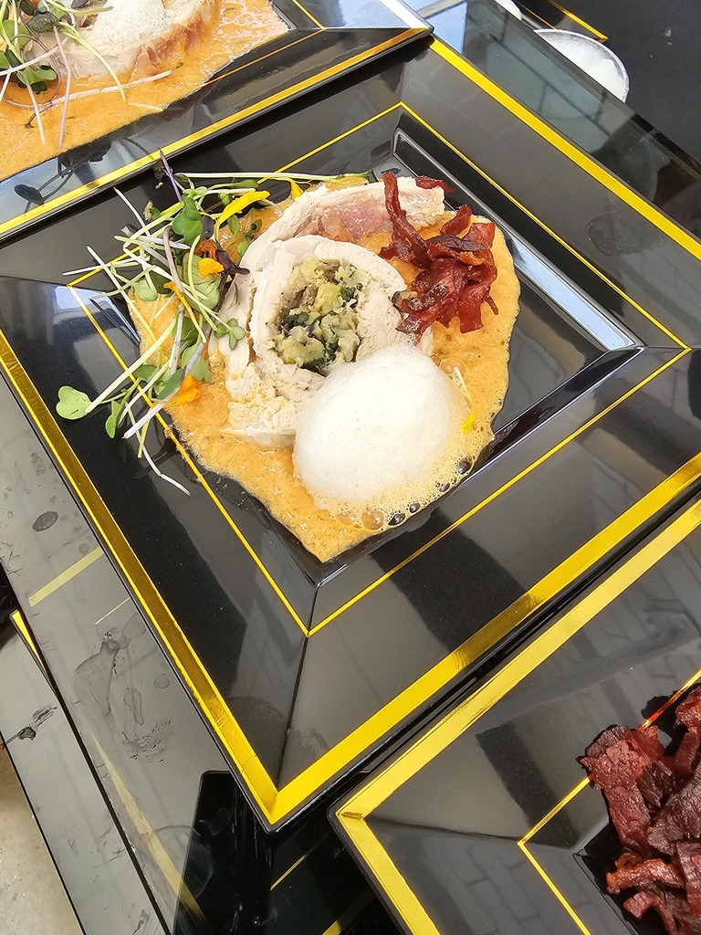One of the dishes the students worked on at the SCC Culinary Showcase