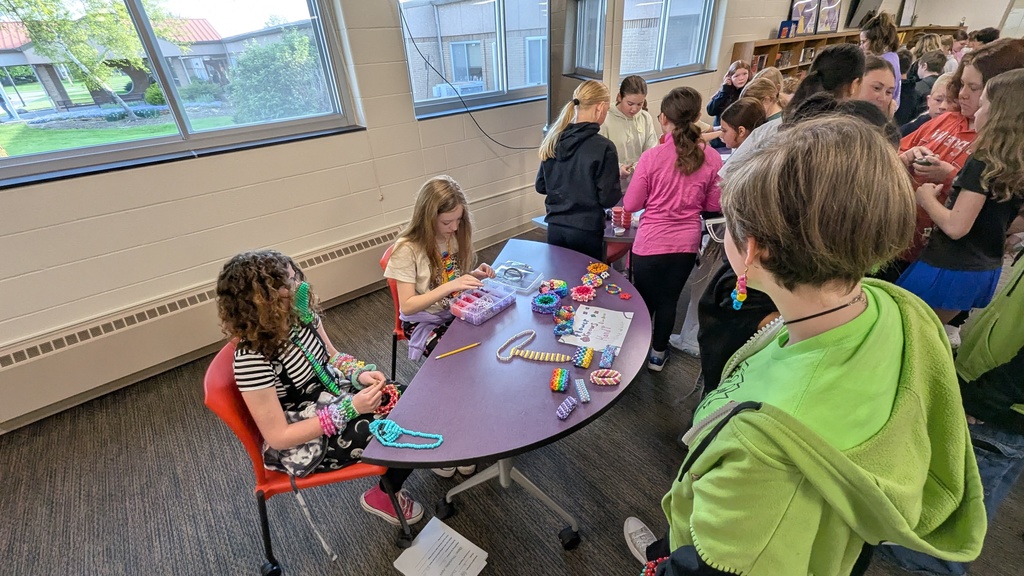 Students selling items at the Opportunity for Entrepreneurs Market
