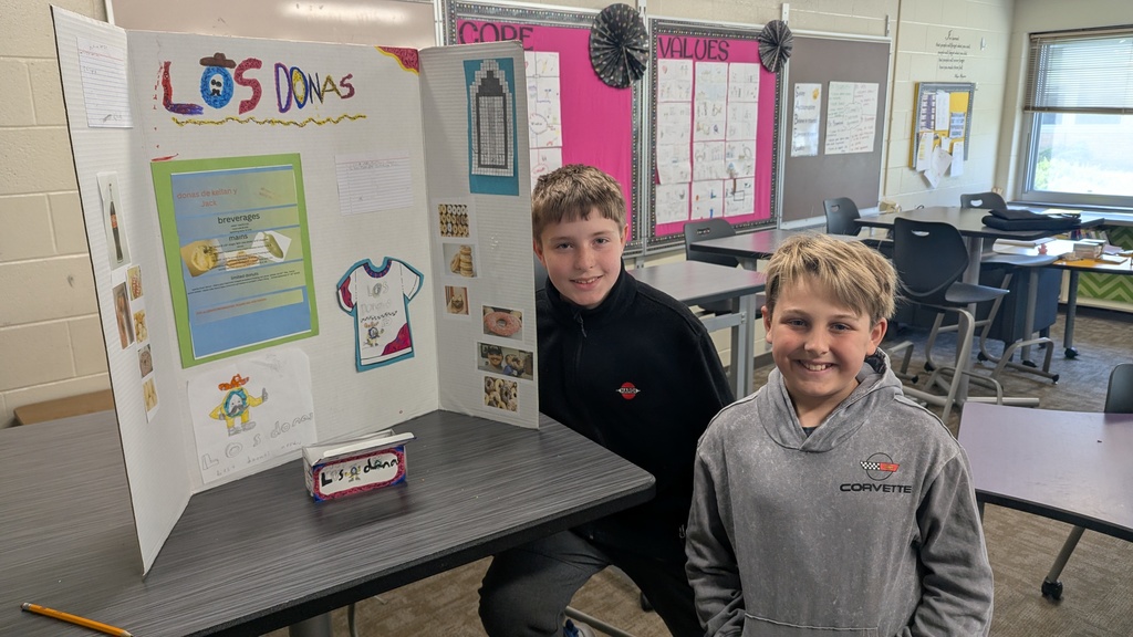 Students presenting their food truck concepts