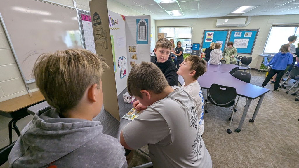 Students presenting their food truck concepts