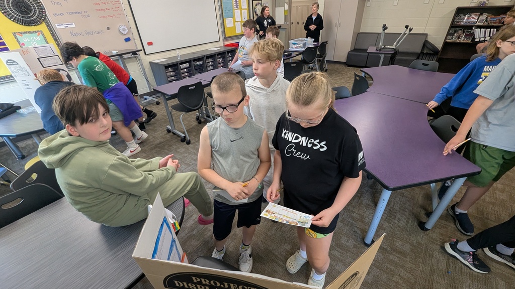 Students presenting their food truck concepts