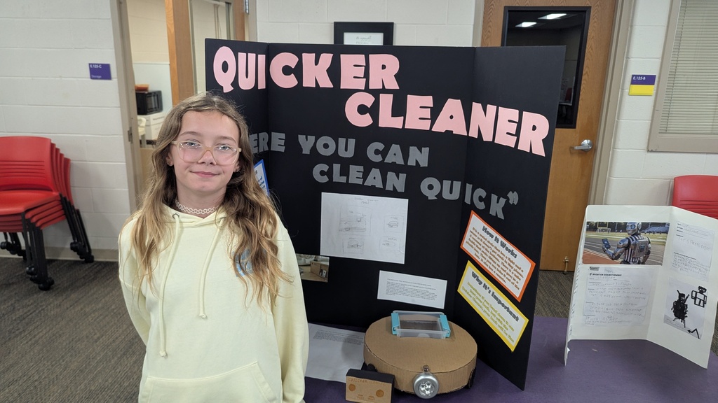 4th graders presenting their inventions at the Invention Convention
