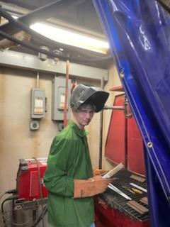 Students competing at the EICC Weld Competition