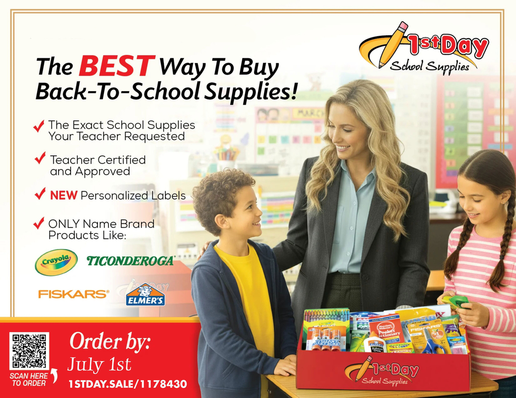 1st Day School Supplies