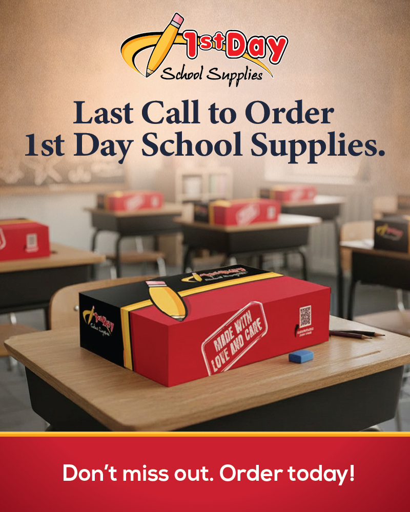 1st Day School Supplies