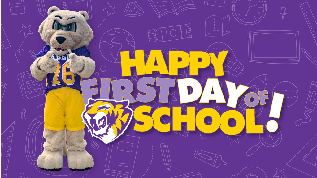 Slash saying "Happy First Day of School!"