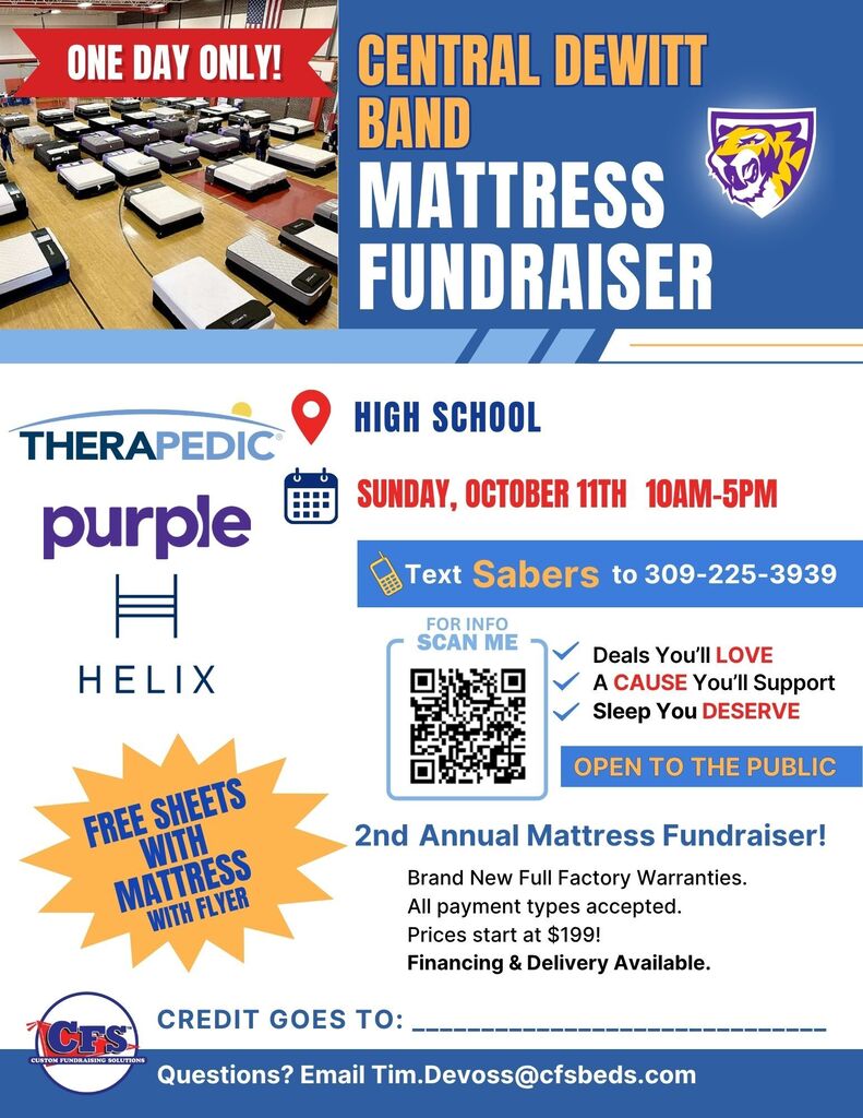 Mattress Fundraiser Flyer