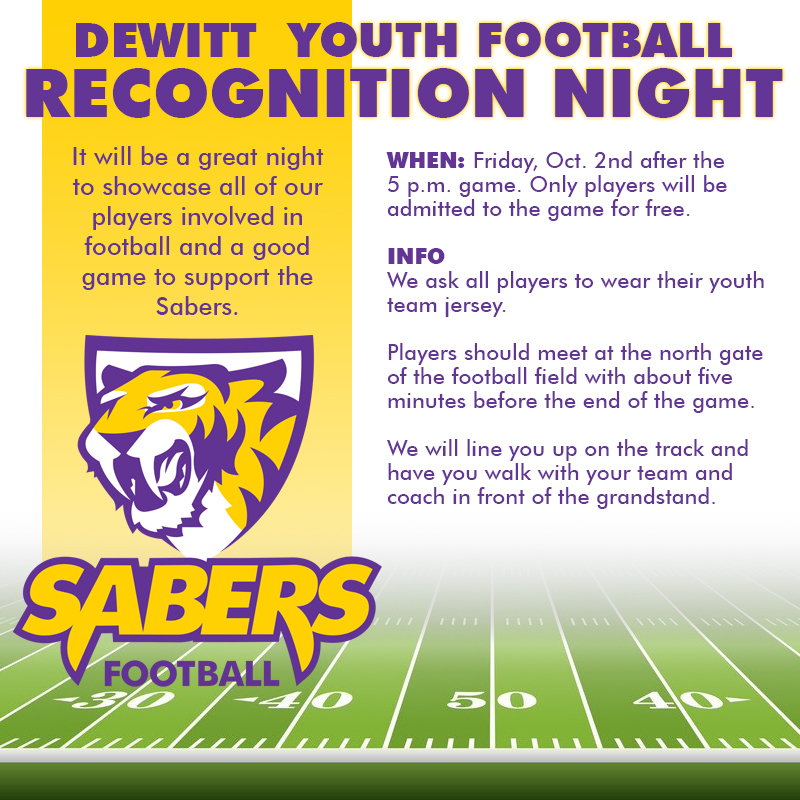 Youth Football Recognition Night