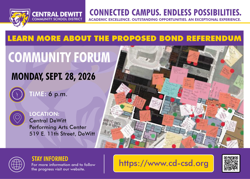 Community Forum Reminder