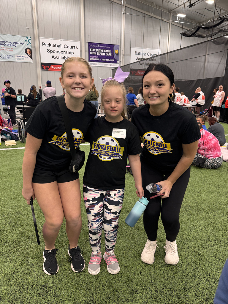 Unified Special Olympic athletes and partners at Pickleball tournament