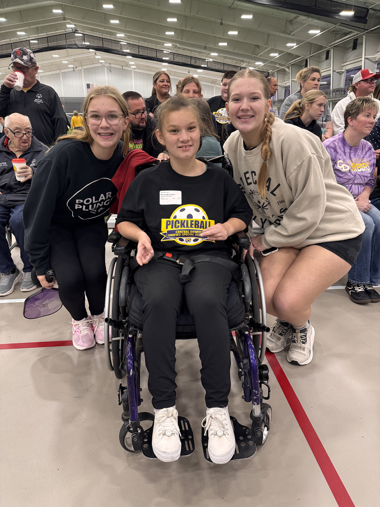 Unified Special Olympic athletes and partners at Pickleball tournament