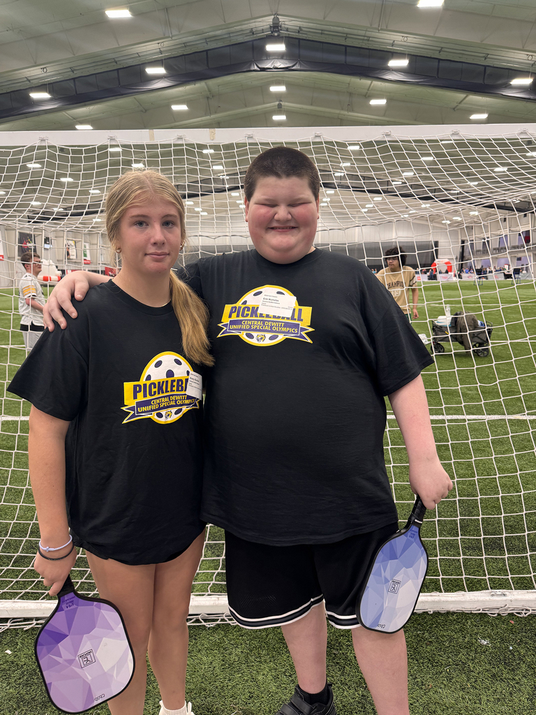 Unified Special Olympic athletes and partners at Pickleball tournament