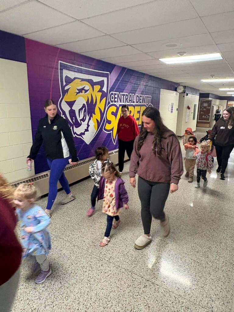 CDHS Early Childhood Education students with preschool students