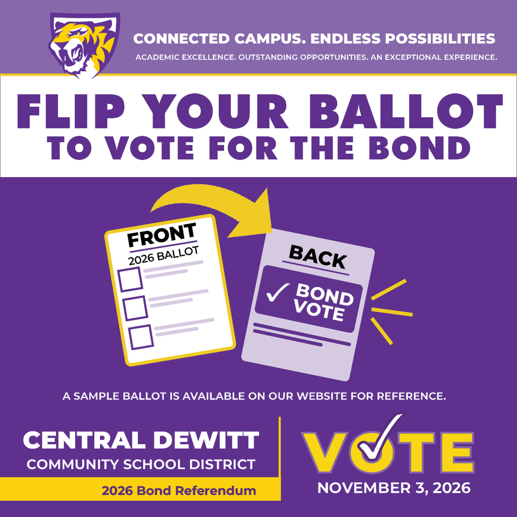 Flip your ballot to vote for the bond