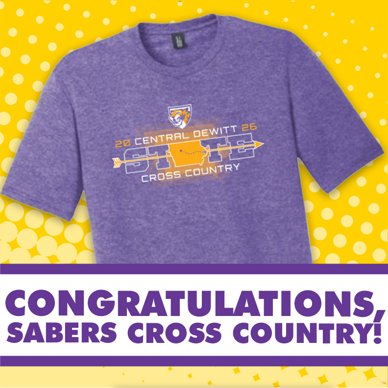 Cross Country State shirt