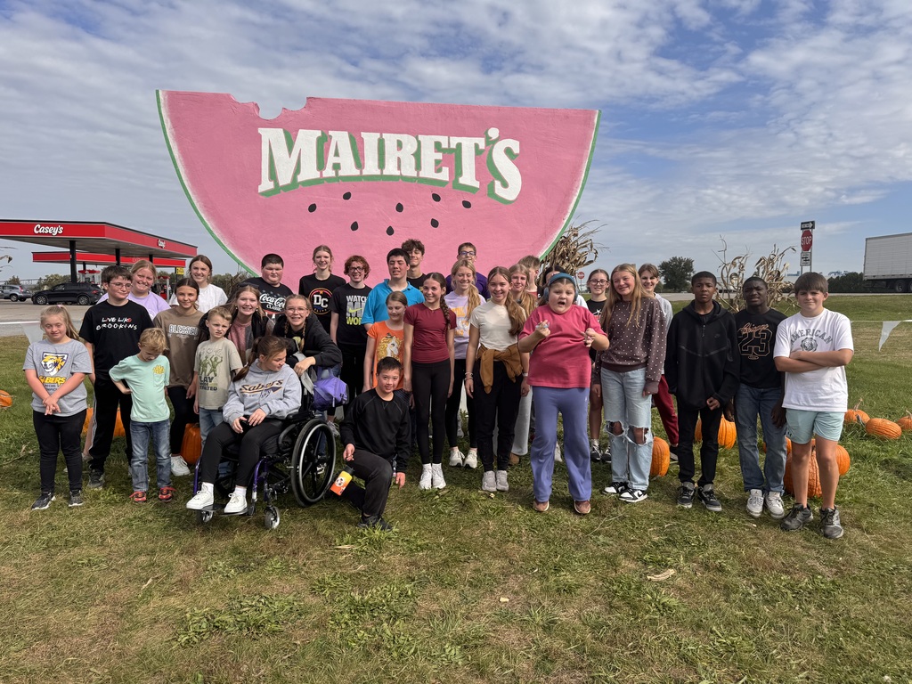 Central DeWItt Special Olympic athletes and buddies at Mairet Farms